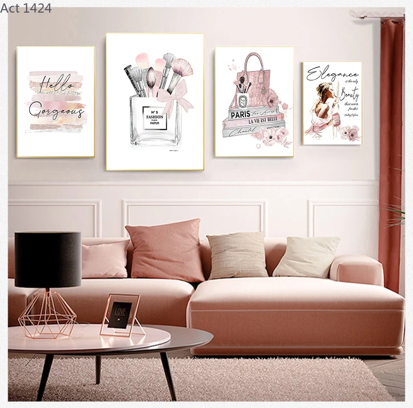 Books Prints Canvas Painting P - đánh giá và giá Beauty Makeup Book