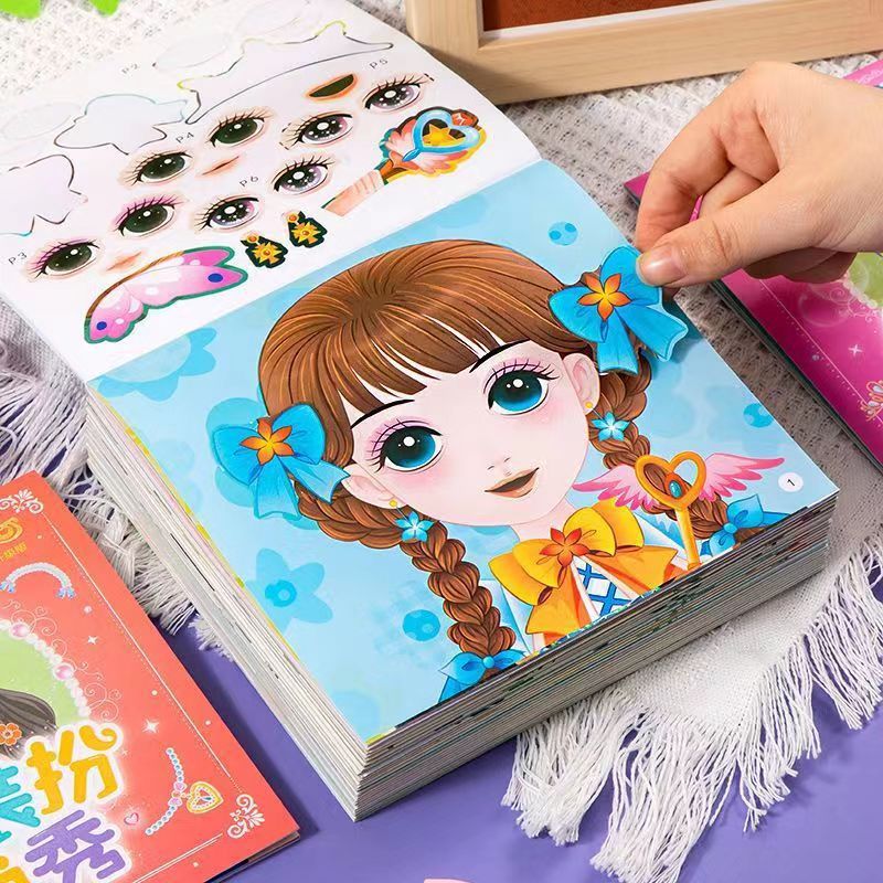 Princess Dress Up Sticker Book - đánh giá và giá Beauty Makeup Book
