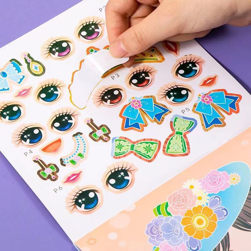Princess Dress Up Sticker Book - đánh giá và giá Beauty Makeup Book