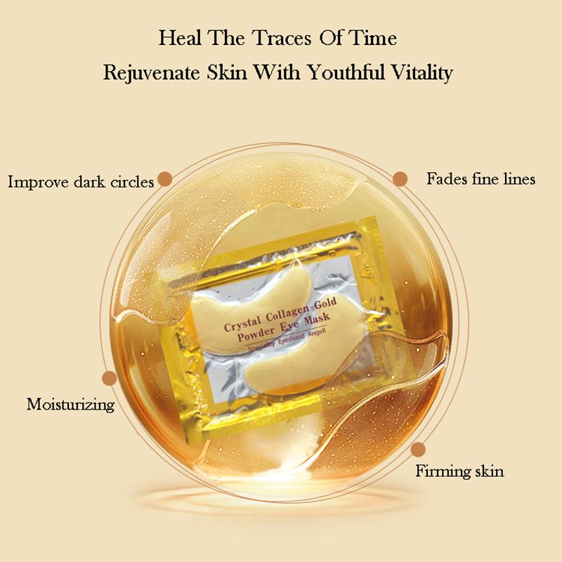 10/20pcs Golden Crystal Collag - đánh giá và giá Collagen Eye Patch