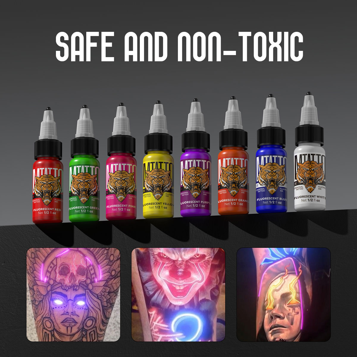 1PC 15ml DM Fluorescent Tattoo - đánh giá và giá Beauty Makeup Pictures