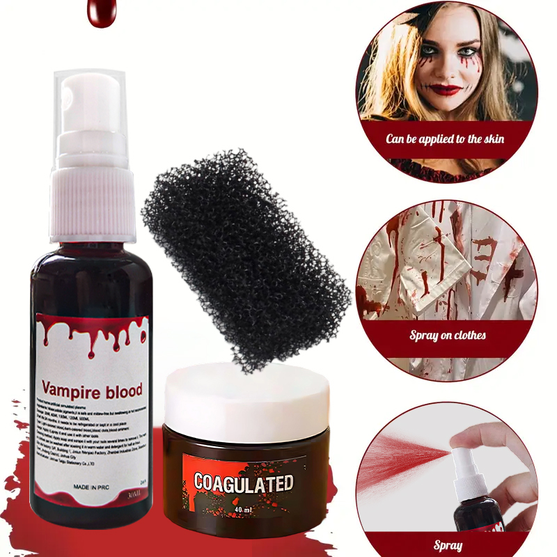 Halloween Fake Blood Makeup Ki - đánh giá và giá Beauty Makeup Pictures