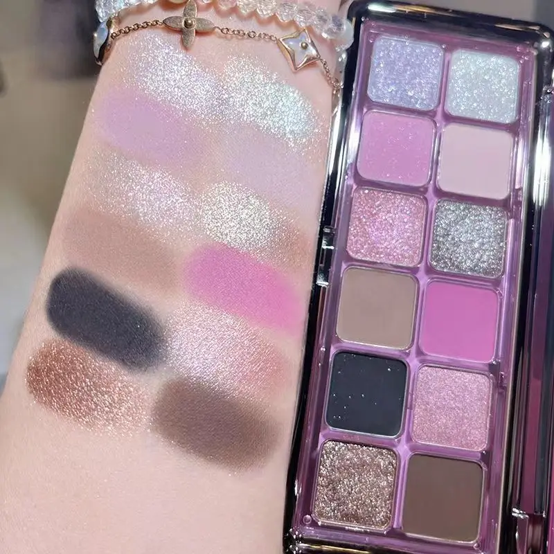 12 Color Eye Shadow Plate Matt - đánh giá và giá Beauty Book Makeup Kit