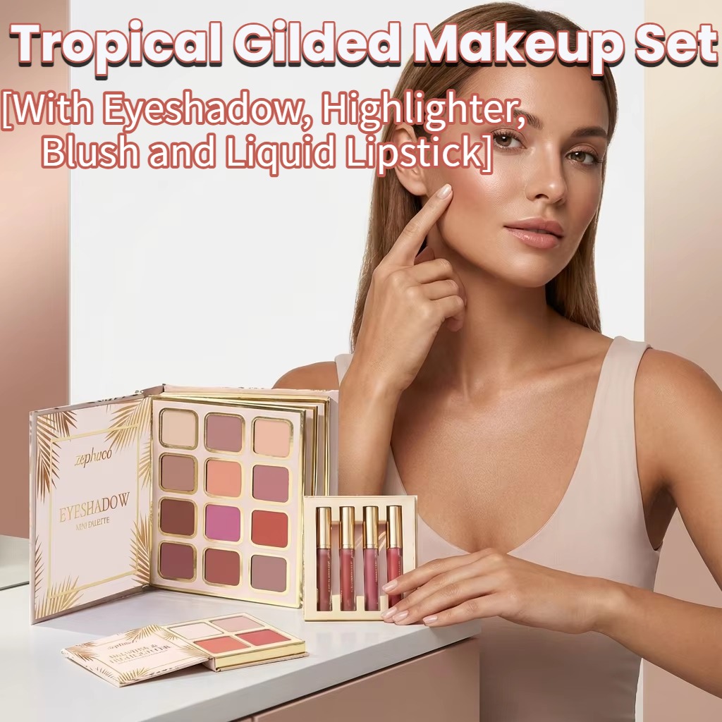 Tropical Gilded Makeup Set: Al - đánh giá và giá Beauty Book Makeup Kit