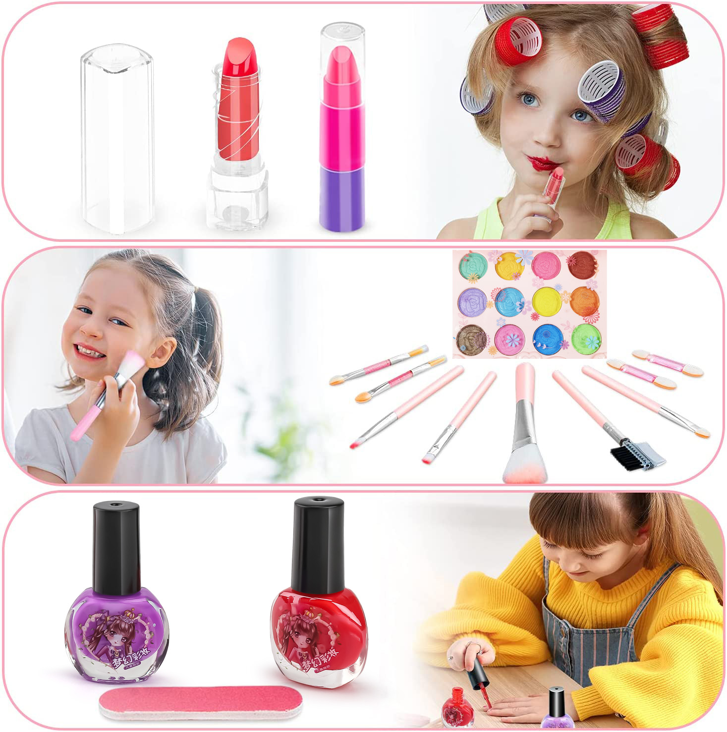 Kids Makeup Toy Kit for Girls, - đánh giá và giá Beauty Makeup For Girl
