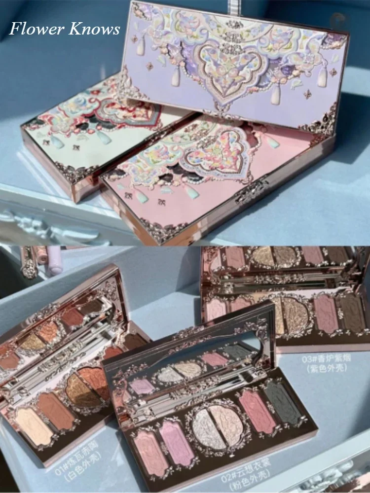 Flower Knows Butterfly Cloud C - đánh giá và giá Beauty Book Makeup Kit