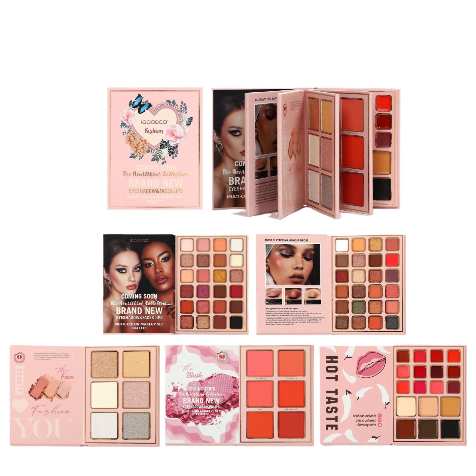Professional 78-Color All-in-O - đánh giá và giá Beauty Makeup Book