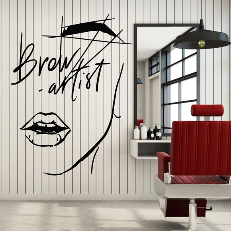 Trừu Tượng Cô Gái Mặt Decal Dá - đánh giá và giá Beauty Makeup For Girl