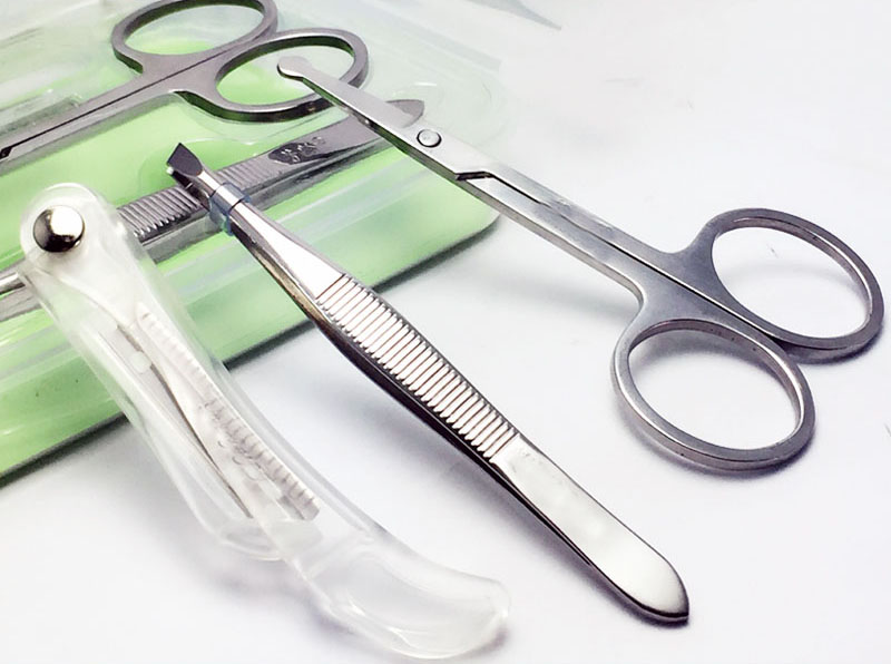 Eyebrow Tweezer Scissors Clip  - đánh giá và giá Beauty Makeup Sale