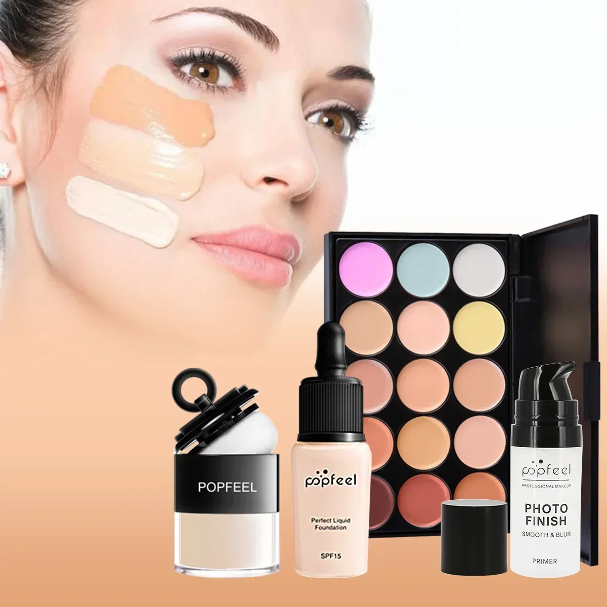 POPFEEL All-in-One Makeup Kit  - đánh giá và giá Beauty Book Makeup Kit