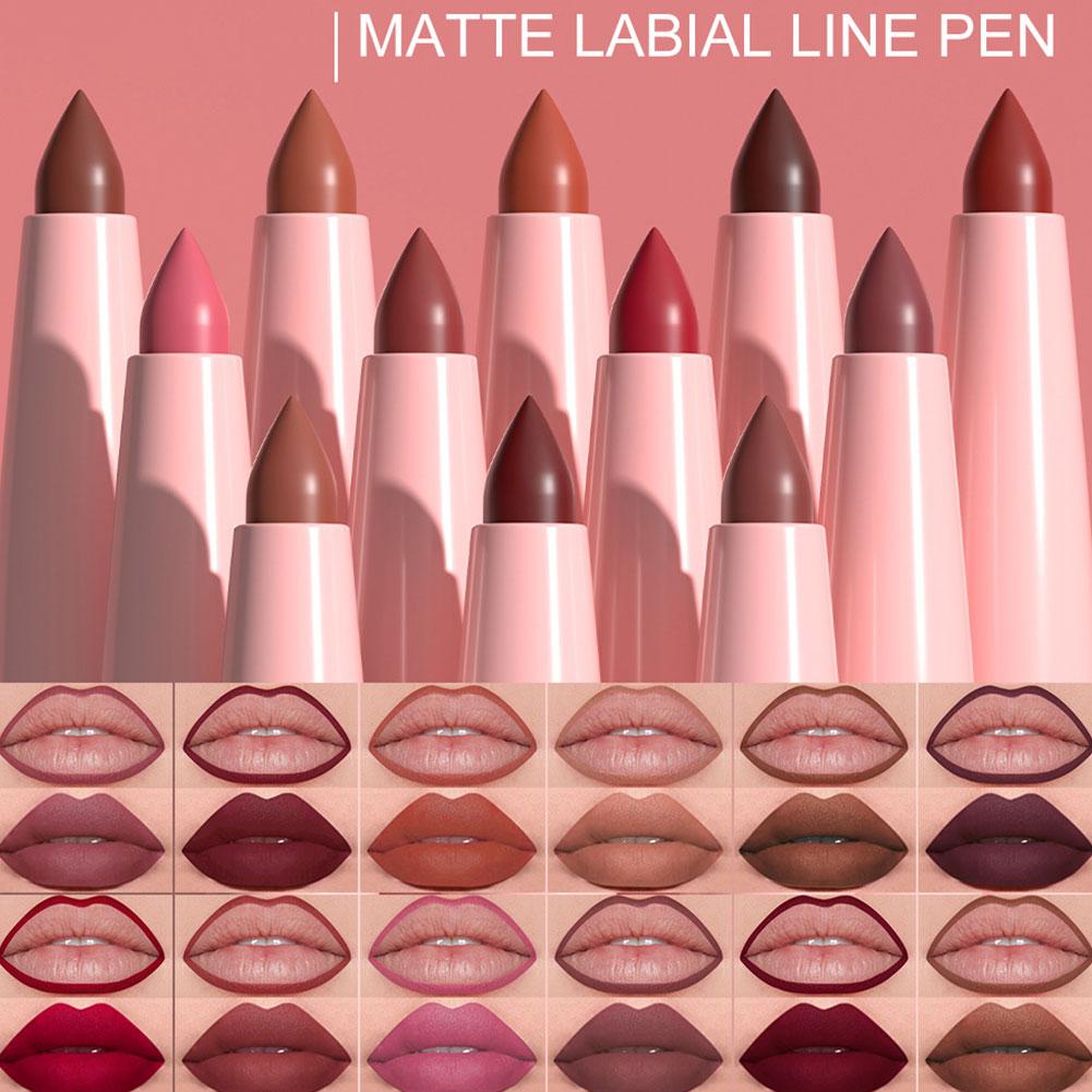 6Pcs Lipstick Lip Liner Pencil - đánh giá và giá Beauty Flower Makeup