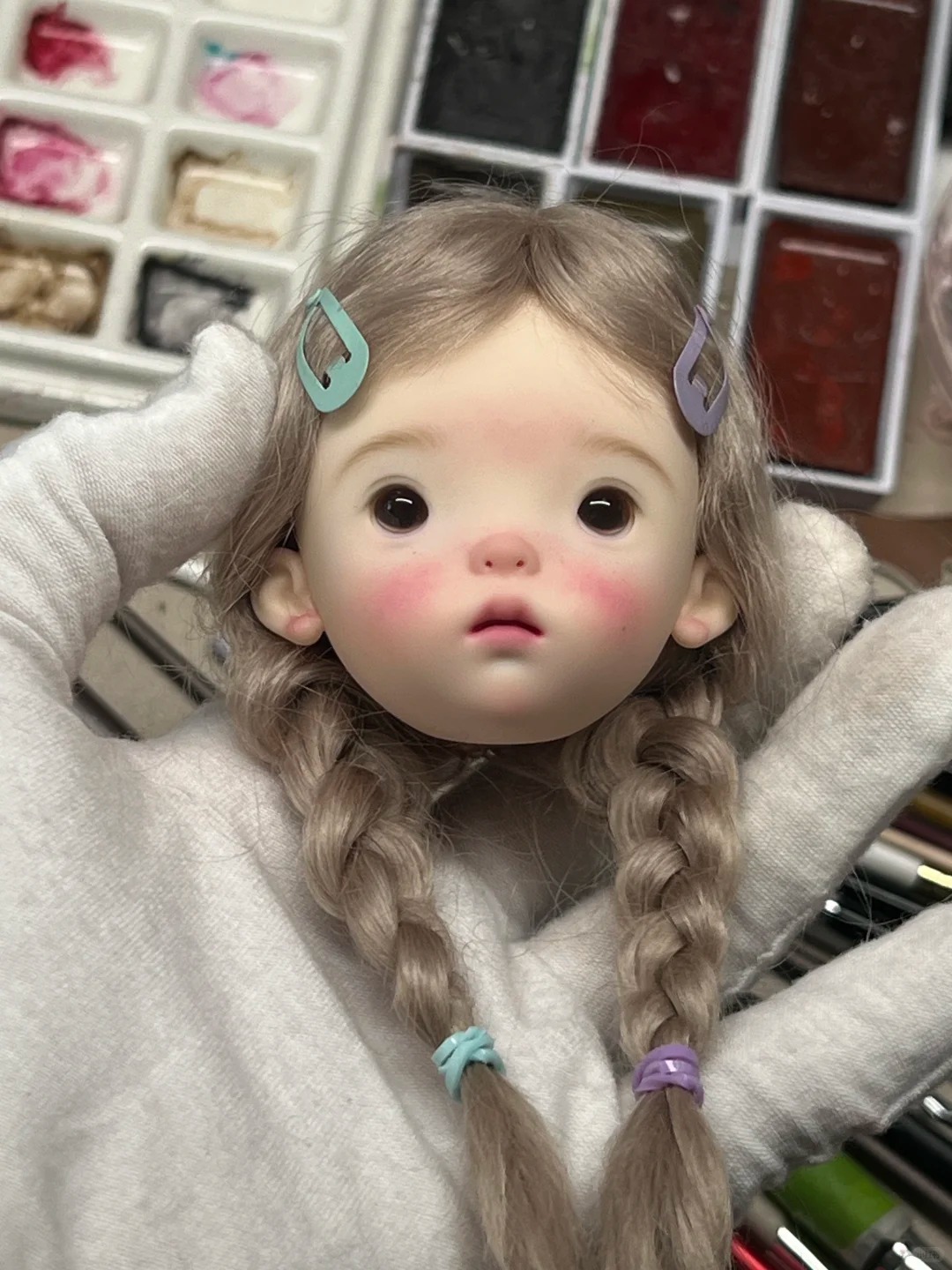 SD BJD Doll 1/6 Landoudou Head - đánh giá và giá Beauty Makeup For Girl