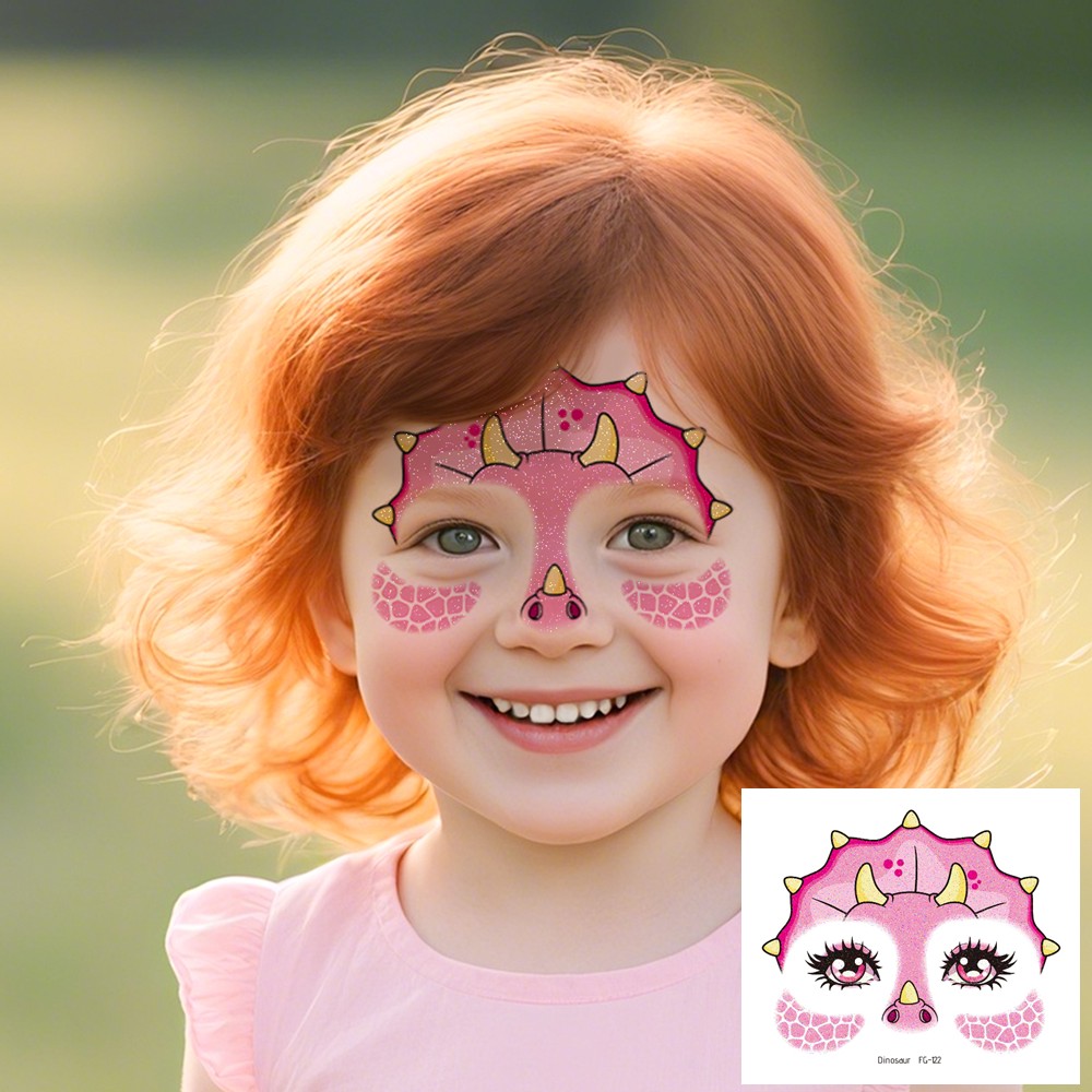 10 Sheets Glitter Animal Face  - đánh giá và giá Beauty Makeup Pictures