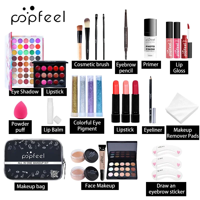 27 Chiếc \ Bộ Bộ Trang Điểm Mỹ - đánh giá và giá Beauty Book Makeup Kit