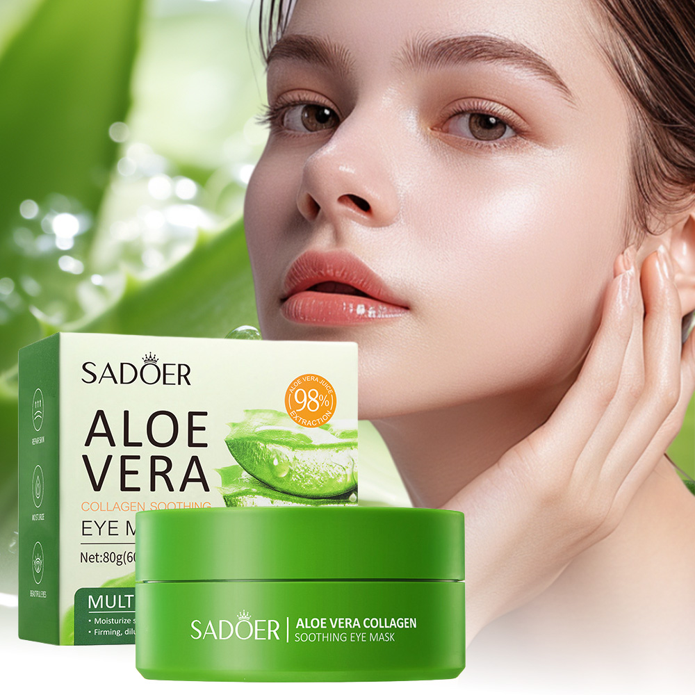 SADOER Aloe Vera Collagen Soot - đánh giá và giá Collagen Eye Patch