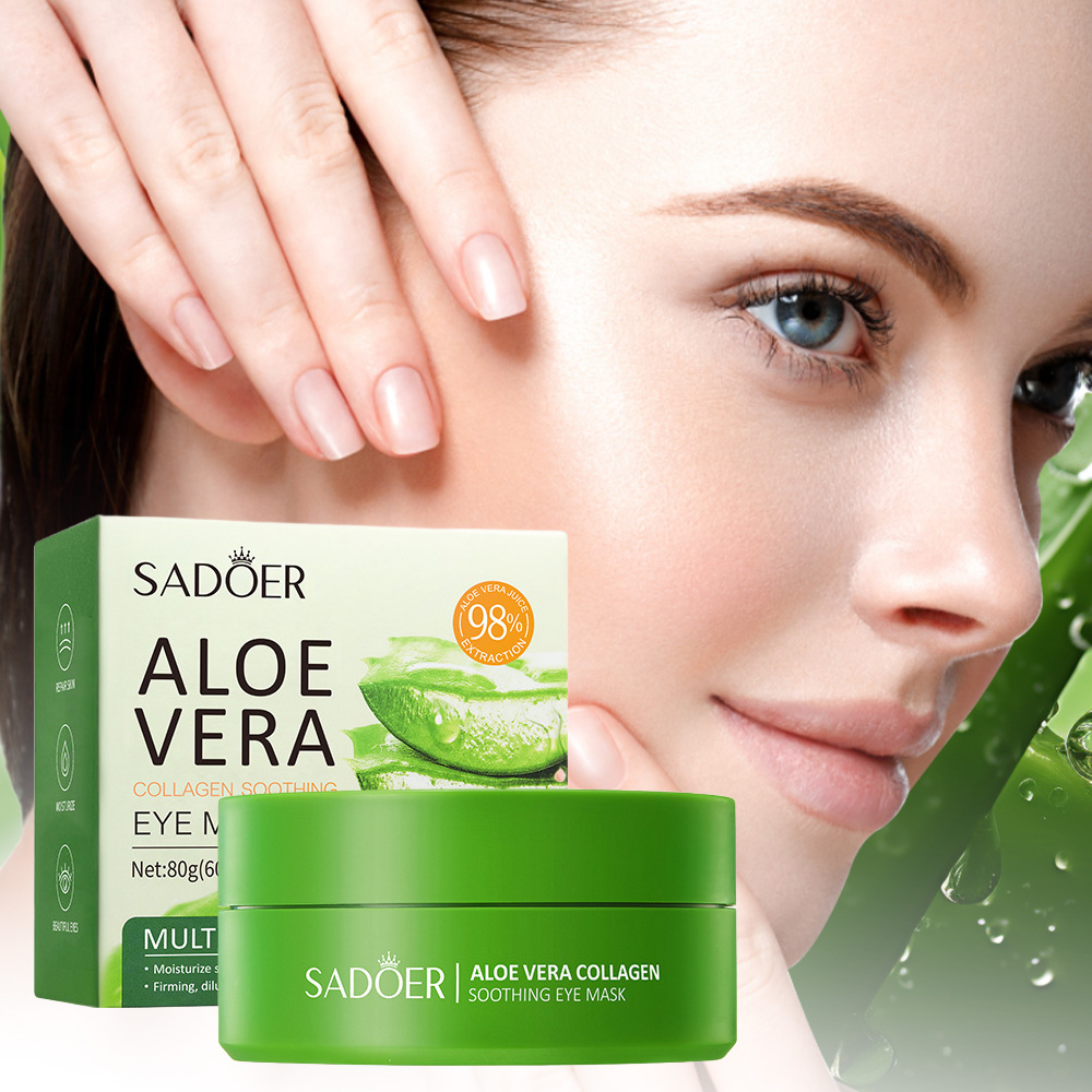 SADOER Aloe Vera Collagen Soot - đánh giá và giá Collagen Eye Patch