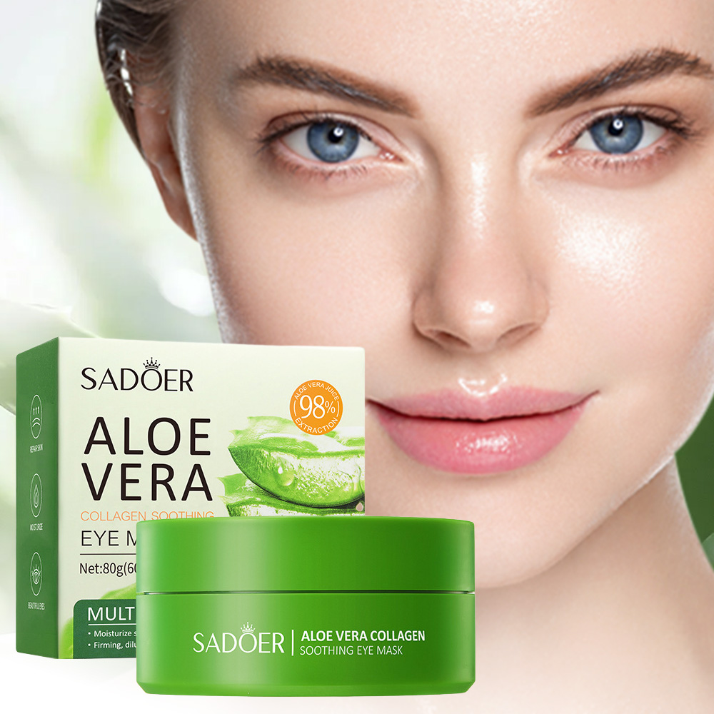 SADOER Aloe Vera Collagen Soot - đánh giá và giá Collagen Eye Patch