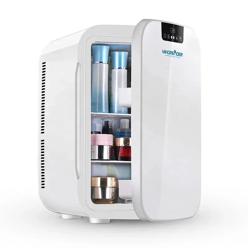 Glass door finishing fridge ho - đánh giá và giá Beauty Makeup Fridge