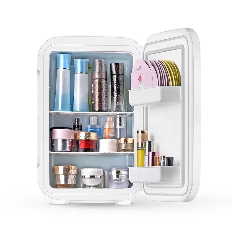 Glass door finishing fridge ho - đánh giá và giá Beauty Makeup Fridge