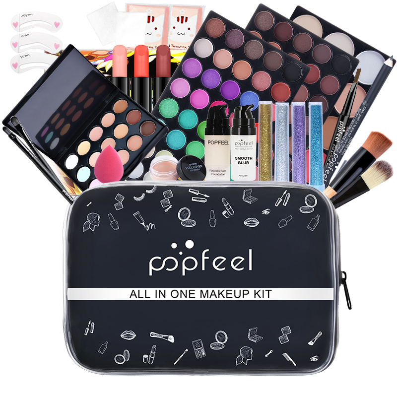 POPFEEL All-in-One Makeup Kit, - đánh giá và giá Beauty Book Makeup Kit
