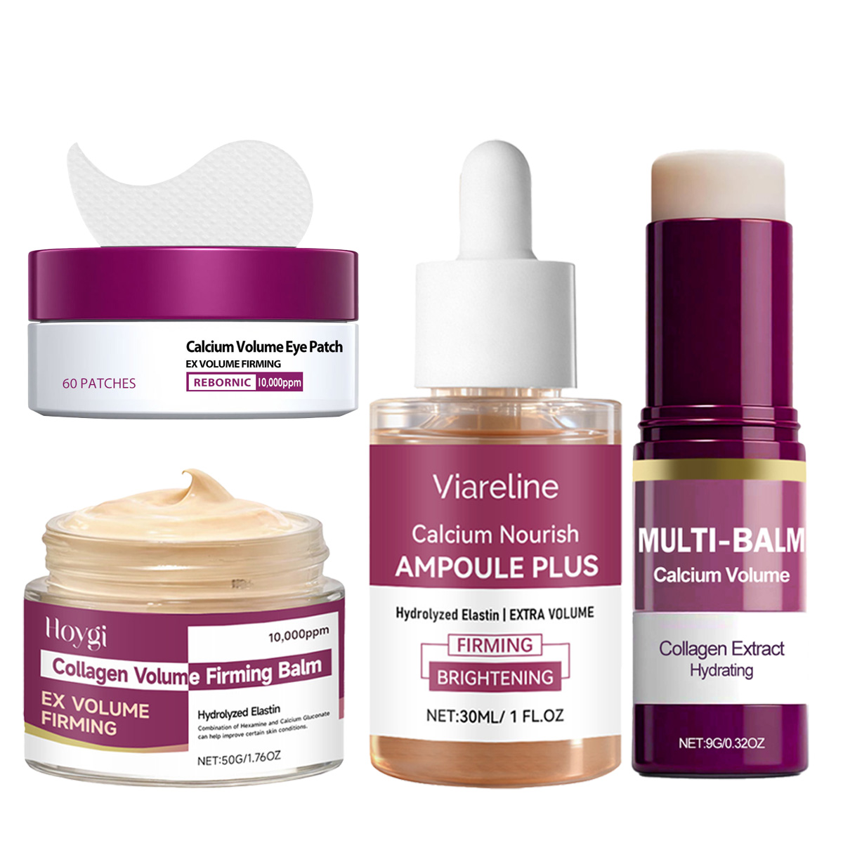 Calcium Skincare Set-Antioxida - đánh giá và giá Collagen Eye Patch