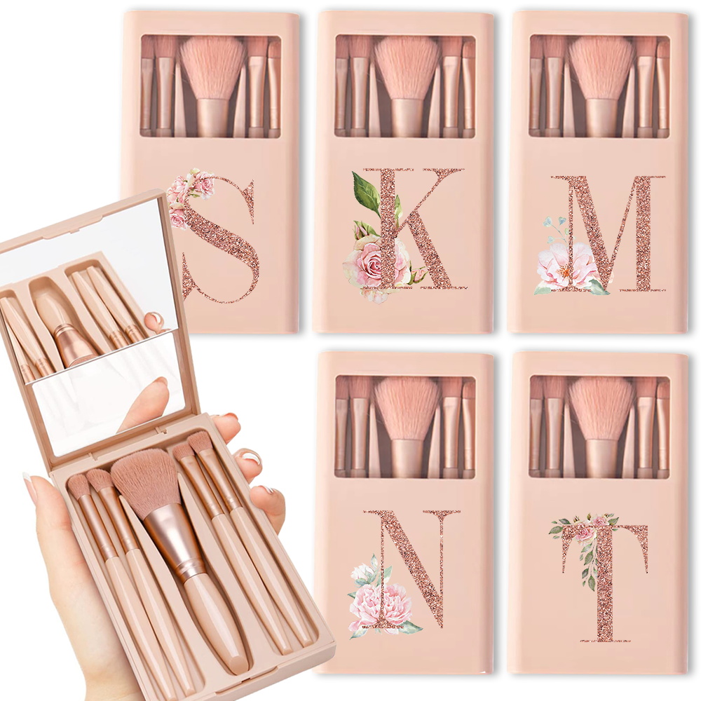 5pcs Cosmetic Brush Kit With M - đánh giá và giá Beauty Flower Makeup
