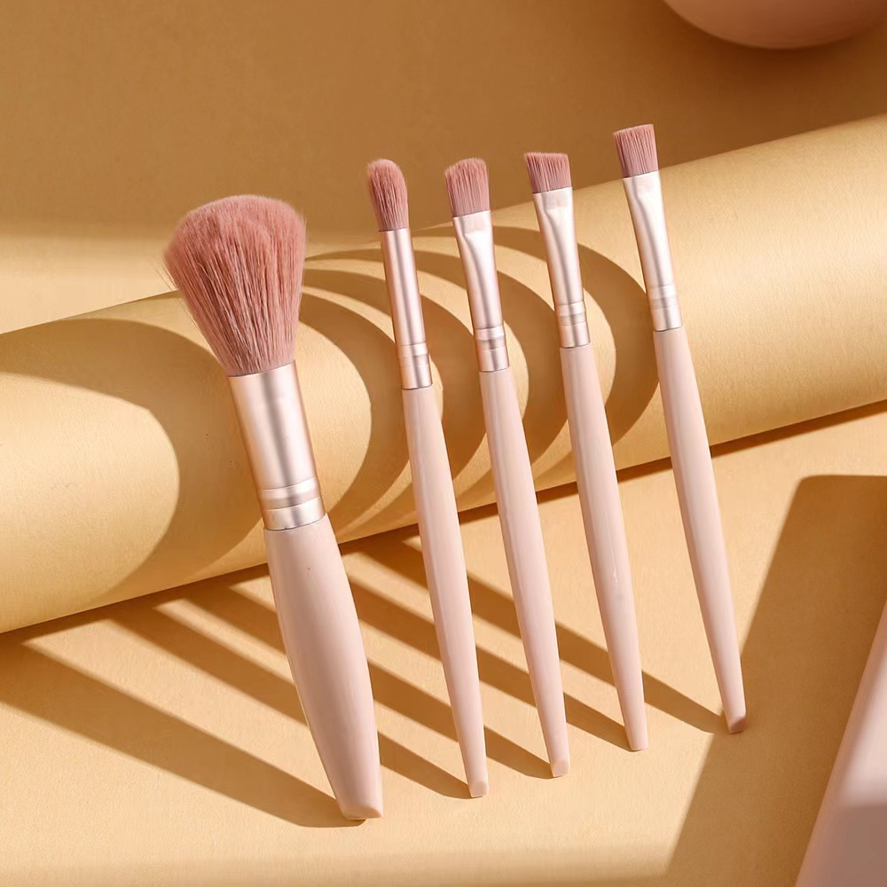 5pcs Cosmetic Brush Kit With M - đánh giá và giá Beauty Flower Makeup