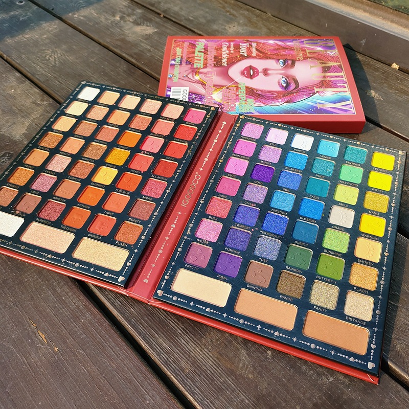 90 Matte Eyeshadow Palette Shi - đánh giá và giá Beauty Book Makeup Kit