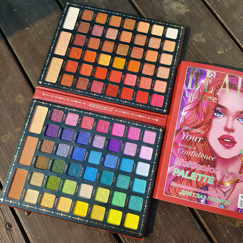 90 Matte Eyeshadow Palette Shi - đánh giá và giá Beauty Book Makeup Kit