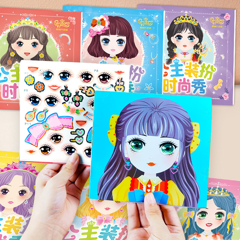 Princess Dress Up Stickers, 2- - đánh giá và giá Beauty Makeup Book