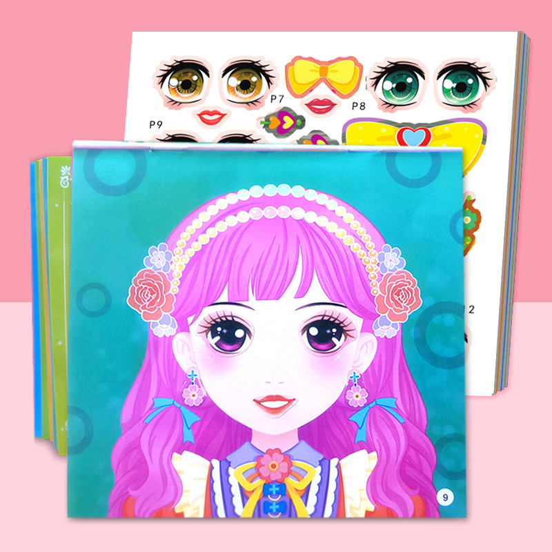 Princess Dress Up Stickers, 2- - đánh giá và giá Beauty Makeup Book