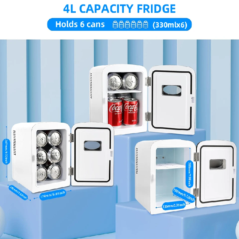 Portable 4L Mini Beauty Fridge - đánh giá và giá Beauty Makeup Fridge