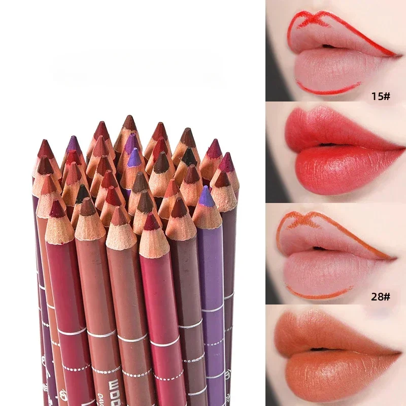 Colored Lip Liner Pencil Black - đánh giá và giá Beauty Flower Makeup