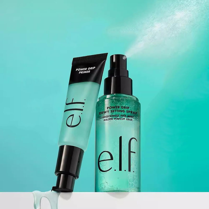 Elf Makeup Power Grip Dewy Set - đánh giá và giá Setting Spray