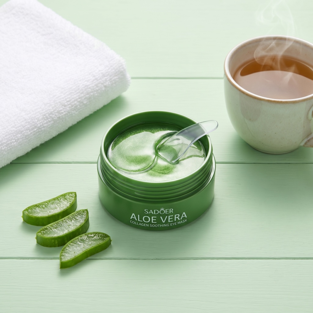 60pcs Aloe Vera Collagen Eye M - đánh giá và giá Collagen Eye Patch