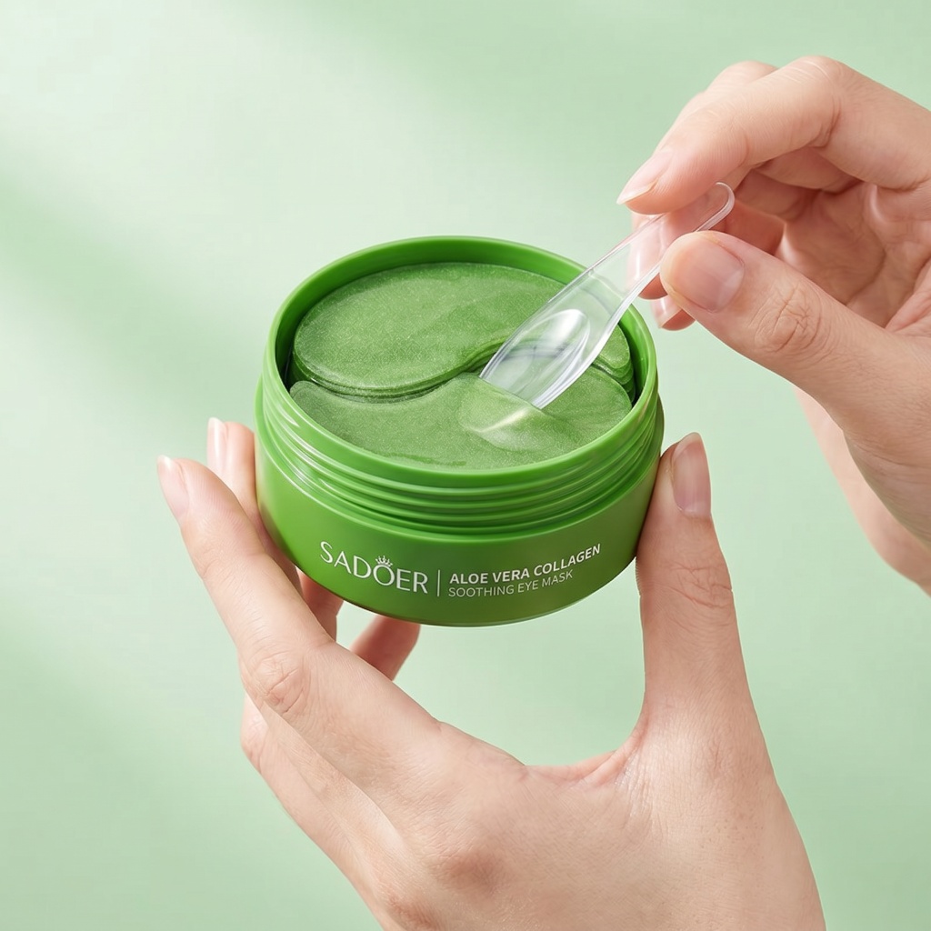 60pcs Aloe Vera Collagen Eye M - đánh giá và giá Collagen Eye Patch
