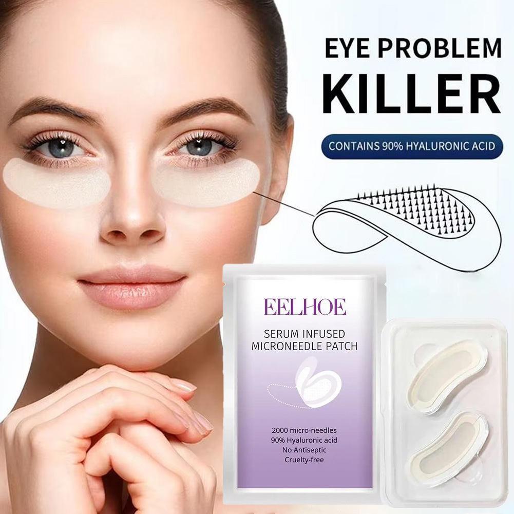 1 Pair Micro-needle Eye Patch  - đánh giá và giá Collagen Eye Patch
