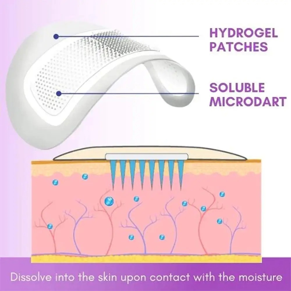 1 Pair Micro-needle Eye Patch  - đánh giá và giá Collagen Eye Patch